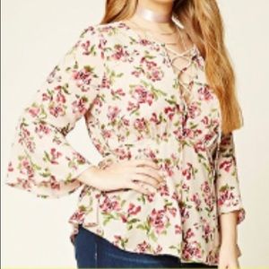 Forever 21 floral blouse